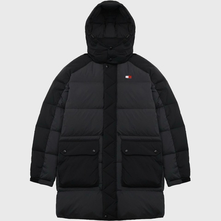 Пуховик Tommy Jeans Two-Tone Hooded Parka Black
