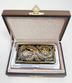 Визитница "Орнамент" №4 (роспись Палех)