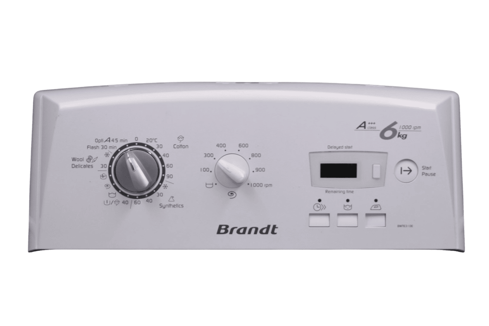 Панель вертикальной стиральной машины Brandt BWT6310E