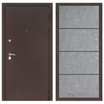 Дверь входная Лабиринт CLASSIC антик медный 25 Бетон светлый металлическая