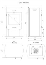 Печь-камин Танго ПЛЮС