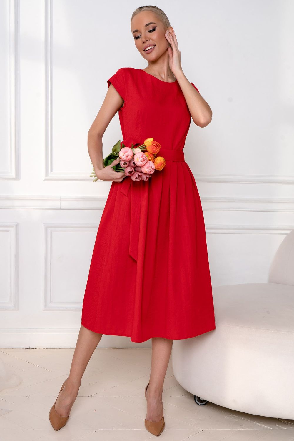 Платье Софи (красное) П13441-45М LT Collection