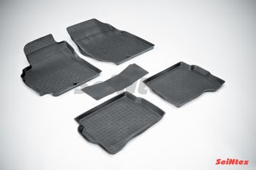 Резиновые коврики в салон Nissan Almera Classic [B10] (2006-2013) "Высокий борт"