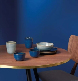 ASA - Набор для завтрака Saisons Midnight Blue на 2 персоны (6 шт.) / артикул   27141119 + 27303119 + 27061119  / GTIN