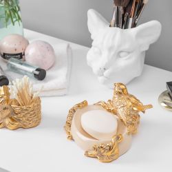 Мыльница Птичка Терра Айвори