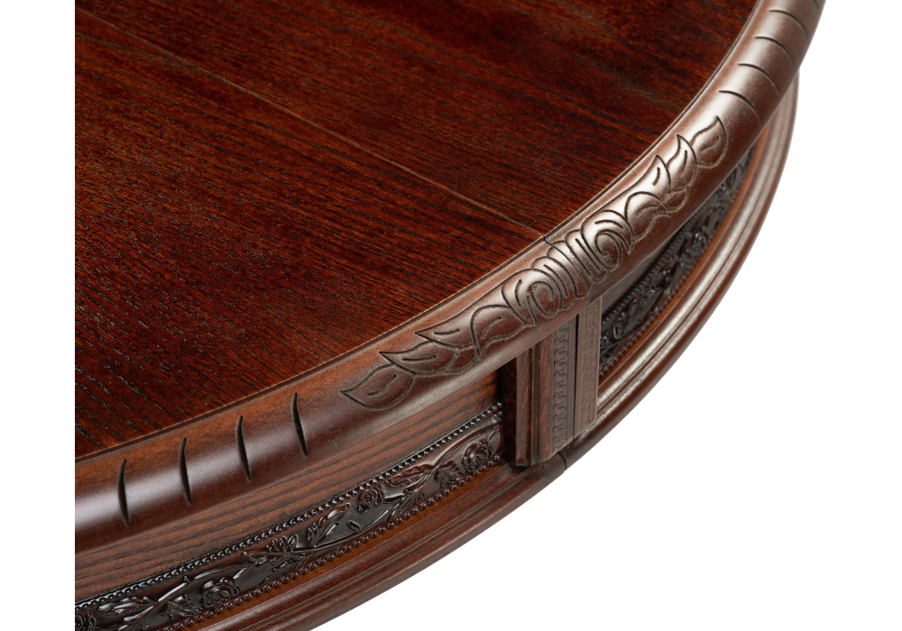 Стол деревянный Woodville Альфред орех, коричневая патина