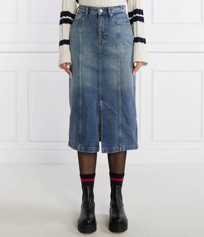 Джинсовая юбка CLAIRE Tommy Jeans - голубой(DW0DW17218)