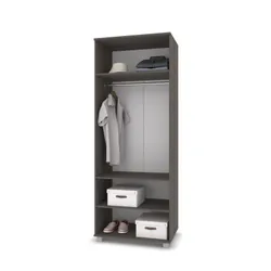 Шкаф двухстворчатый "Виора" В22 (анкор темный\анкор светлый)