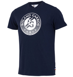 Теннисная футболка Roland Garros 2026 Big Logo - navy