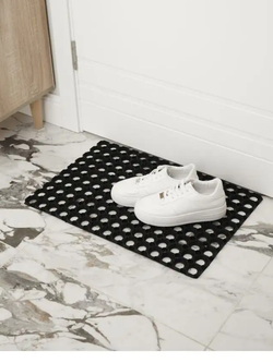 Коврик резиновый ячеистый черный 12 мм