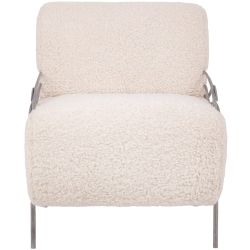 Кресло Нимфея Какао Античное Серебро