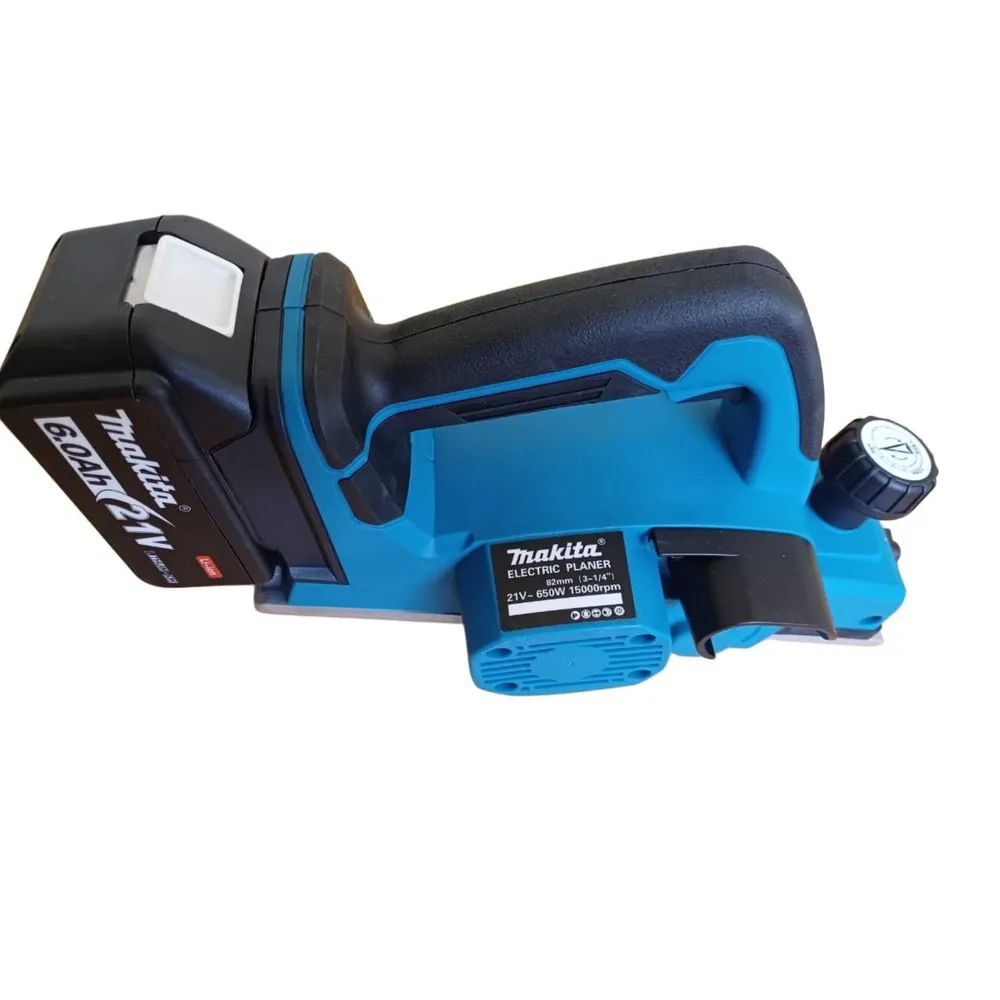 Рубанок 82мм Аккумуляторный Бесщеточный 650W 21V, 6Ah