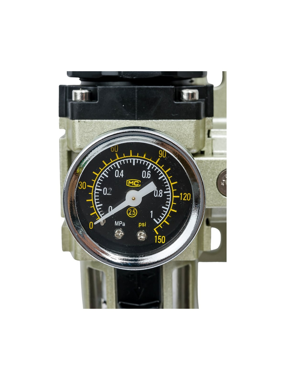 Фильтр-влагоотделитель для компрессора с регулятором давления и лубрикатором (1/4; 1700 л/мин; 10 бар) Gigant GAC3010-02