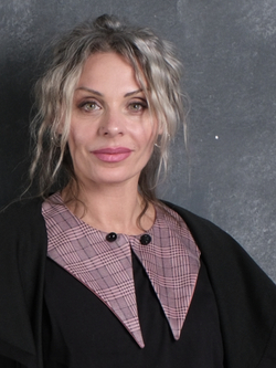 Воротник с брошкой, /персик