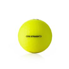 Мяч для гольфа Bridgestone e12 Straight Matte Yellow, BGB5CYX, 3 шт/уп, желтый