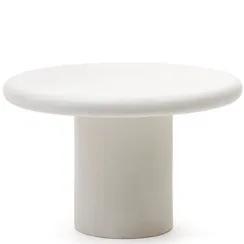 Стол Addaia Ø120 см из белого цемента 