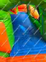 Коммерческий надувной батут "Большой зверинец" 9*5,5*7,7 м