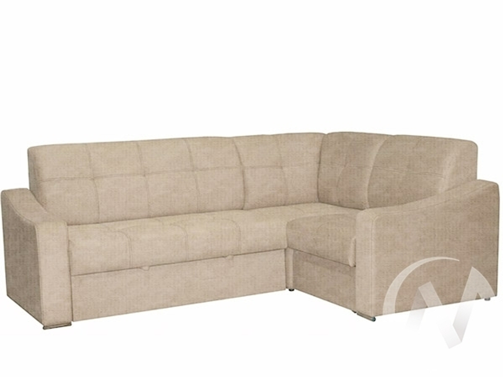 Диван угловой НЕО-46 (ДУ) Salute 01 (светло-бежевый)
