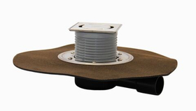 Трап для балконов и террас HL90H-3000 с горизонтальным выпуском