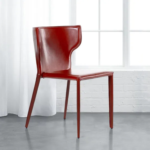 Стул Austin красная кожа