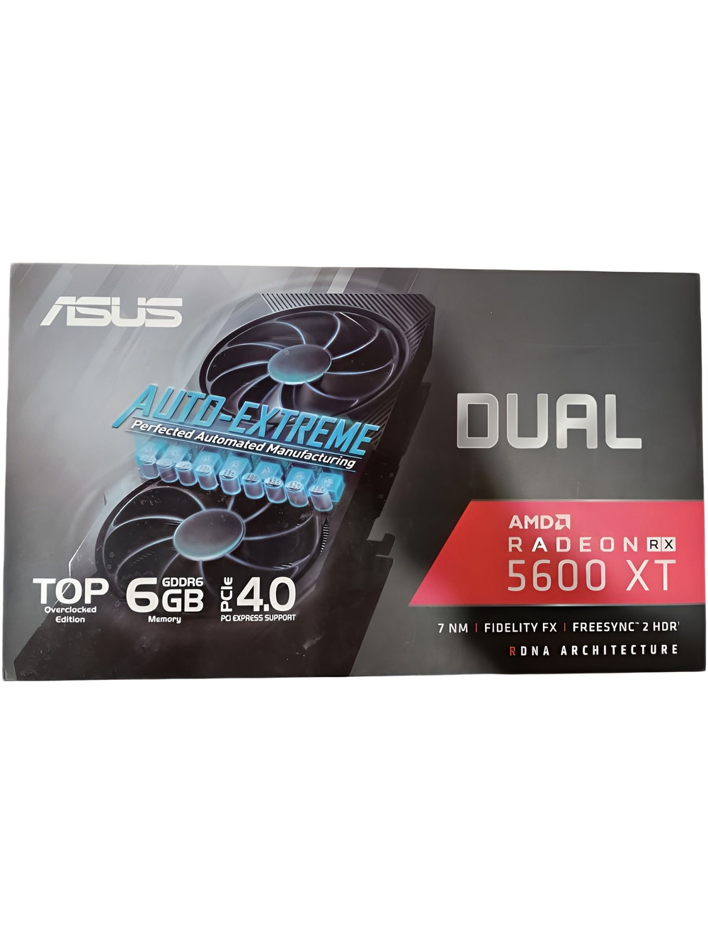 Видеокарта ASUS AMD Radeon RX 5600 XT DUAL EVO OC 6Gb