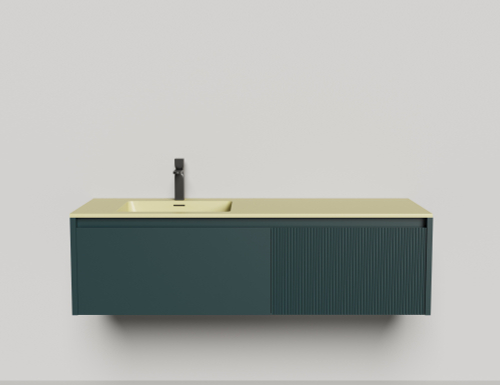 Подвесная тумба Domino 1400, шпон, Onda Plus