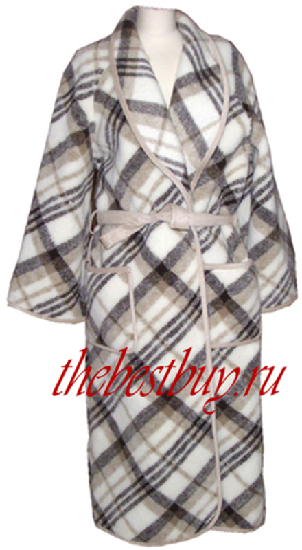 Халат Оксфорд  (открытая шерсть)