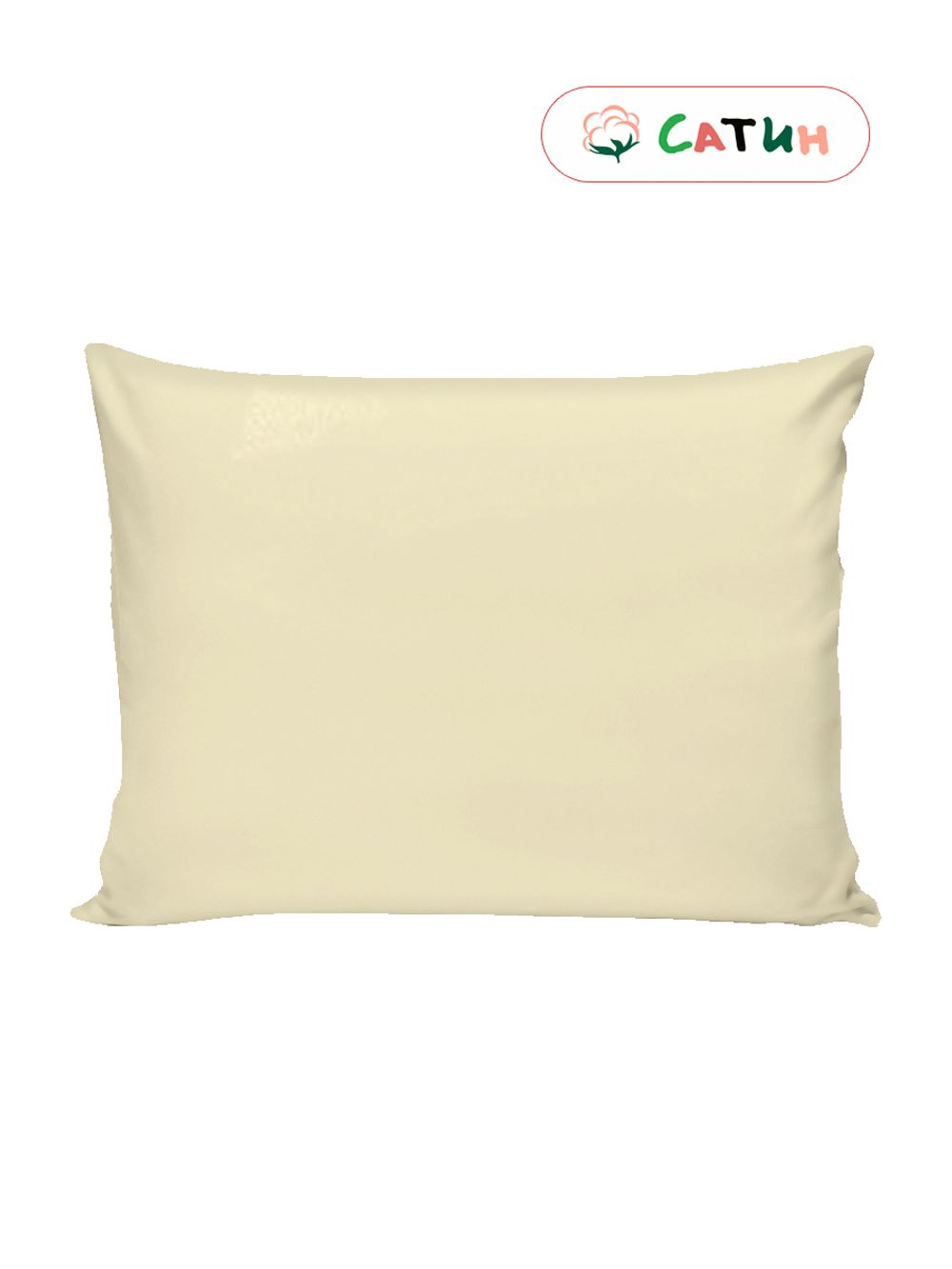 Наволочка 1 шт сатин Milky Garden "Ваниль" 40x60 см на молнии