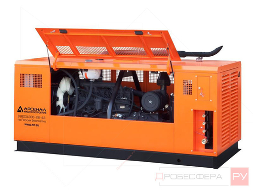 Дизельный компрессор ЗИФ-ПВ-26/1,0 без шасси