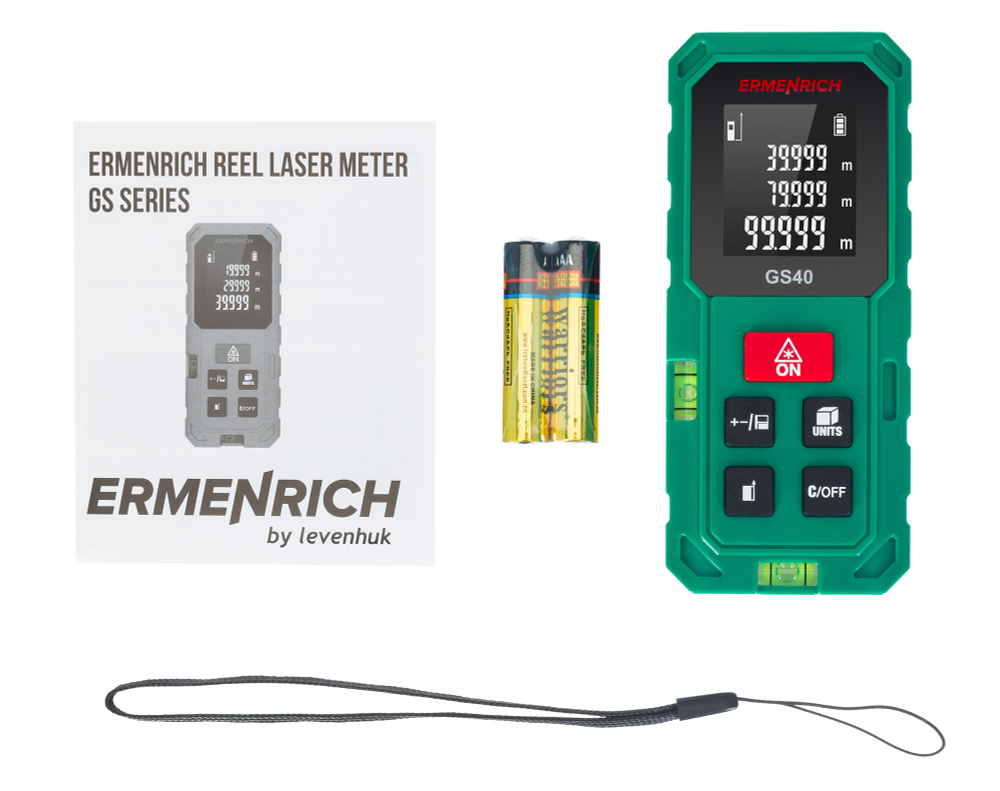 Лазерная рулетка Ermenrich Reel GS40