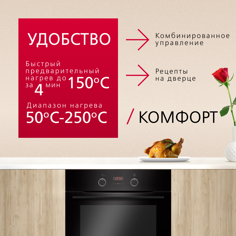 Духовой шкаф Hansa BOES68438