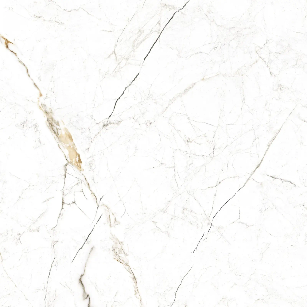 Керамогранит Alma Ceramica GFU6060RKL04R Rock Line 60x60 белый глазурованный матовый / противоскользящий под мрамор