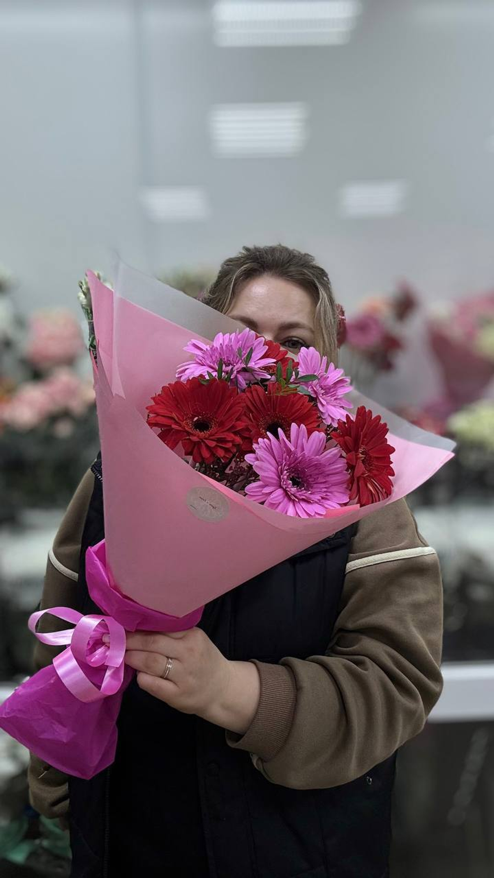 Букет из 7 гербер
