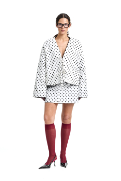 Куртка двустронняя TULUP white/black