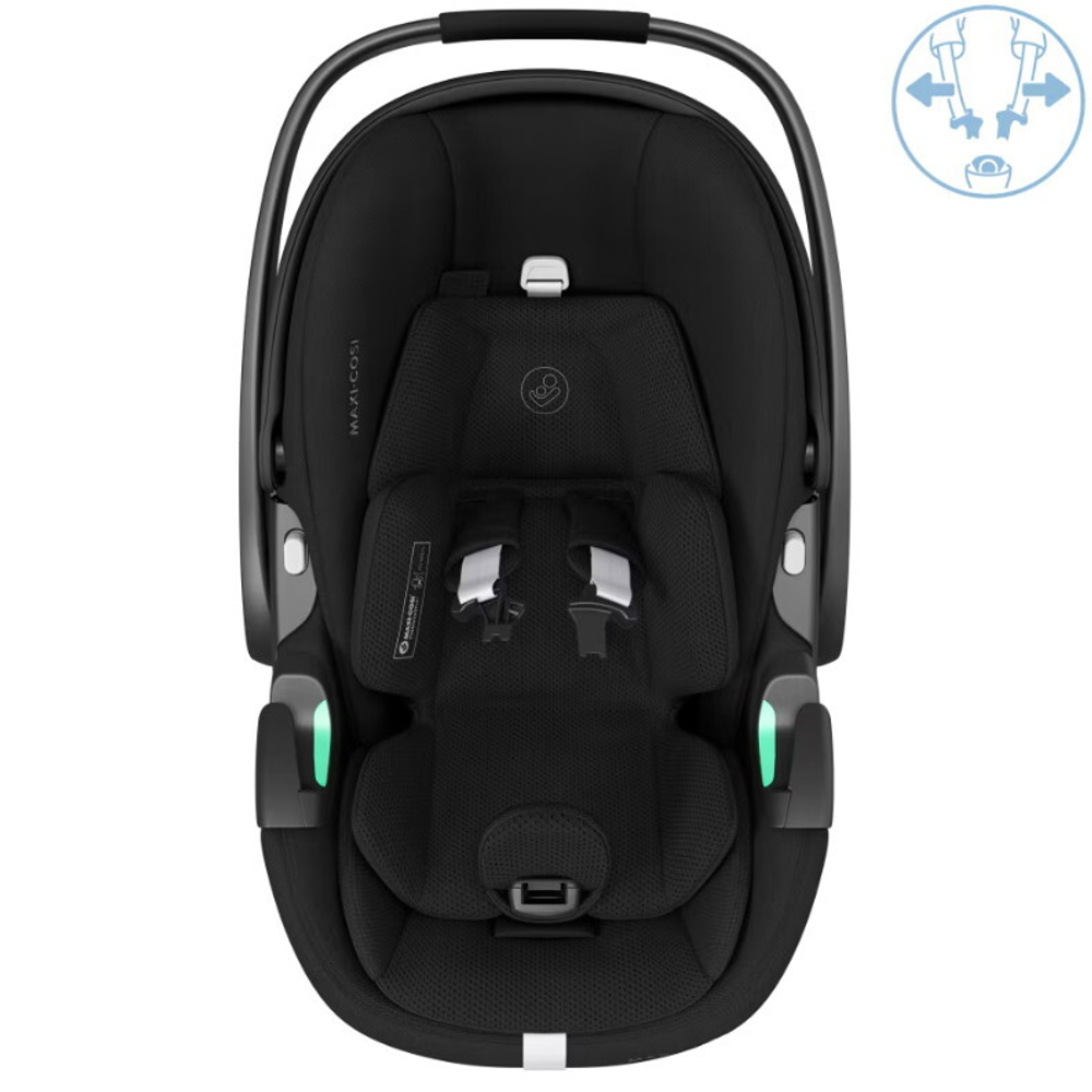 Автокресло Maxi-Cosi Pebble 360 Pro 0-13 кг с базой Family Fix 360 Prо 8052390110 Twillic Black/черный (2024)