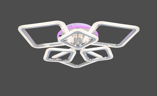 3012/3+3 CR+RGB (1/5) Люстра MN (RL)