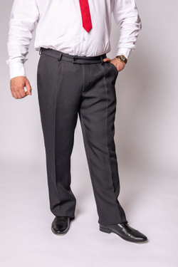 Брюки мужские классические классика строгие офисные офис теплые толстые утепленные костюмные костюмка серые темно-серые прямые нарядные зимние шерсть великан гигант большой шерстяныеразмер 62 124
