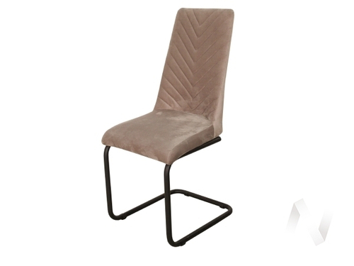 Стул Комфорт 15 (опоры стандарт; черный/велюр темно-бежевый RS-05)