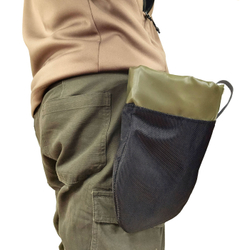 Сумка поясная самозакрывающаяся для крепежа