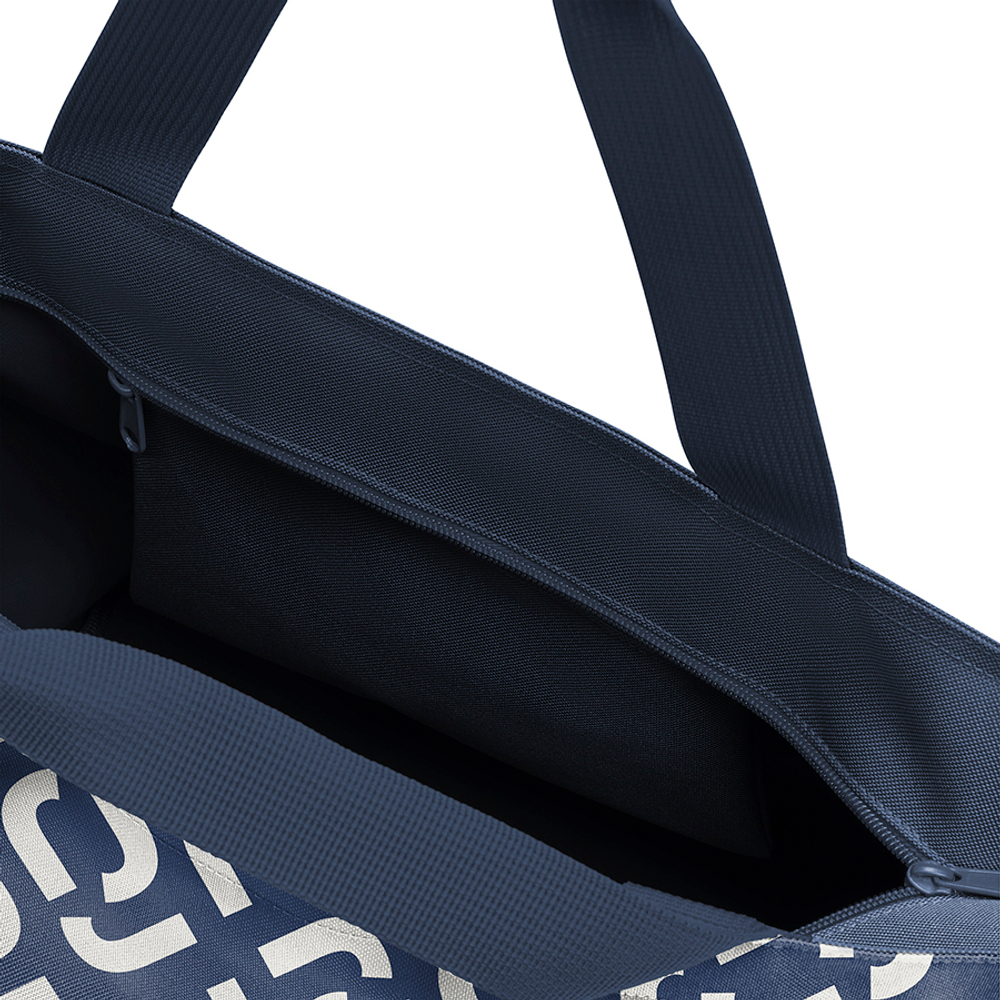 Сумка shopper m signature navy