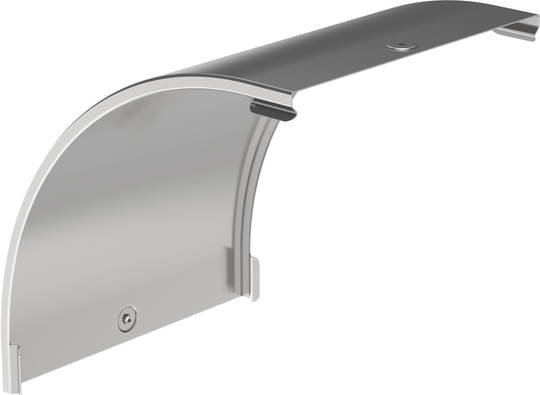 Крышка поворота плавного 90град вертикального внешнего (тип В20) 400мм ESCA IEK