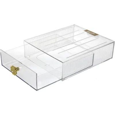 Органайзер универсальный выдвижной для хранения «ЭДАЛЕН», прозрачный,19.5*15.3*5.3см
