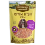 Куриные грудки сушеные, 90г лакомство для собак Деревенские лакомства