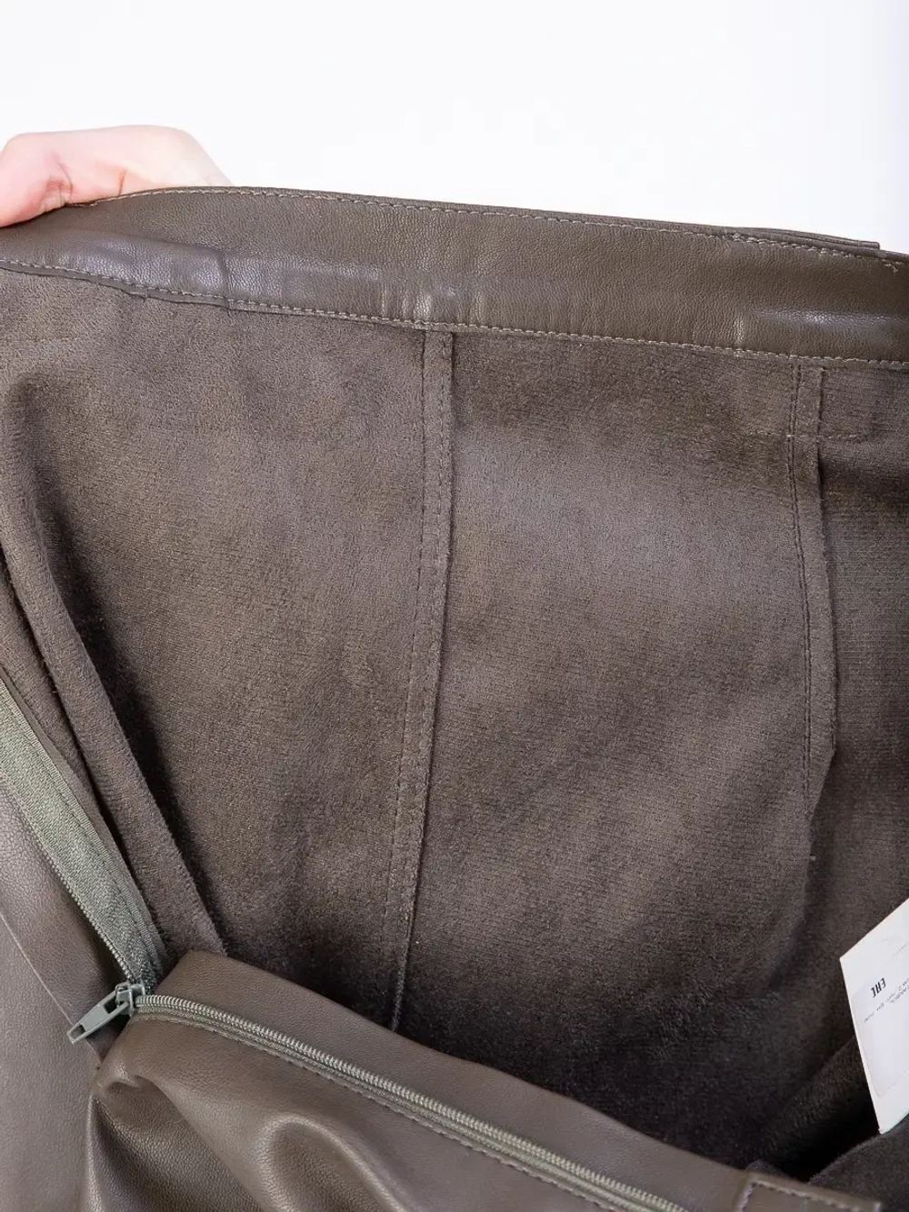 Брюки женские кожаные, экокожа