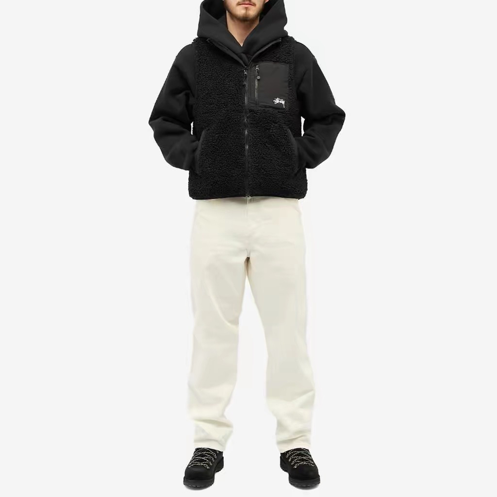 Куртки Stussy FW23 SHERPA REVERSIBLE VEST, 118528