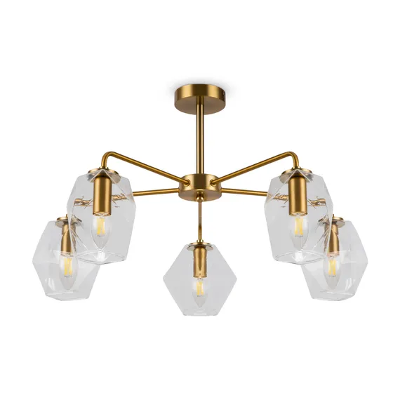 Люстра FR5177PL-05BS Измерение / Dimension E14x5 Freya fr5177pl-05bs