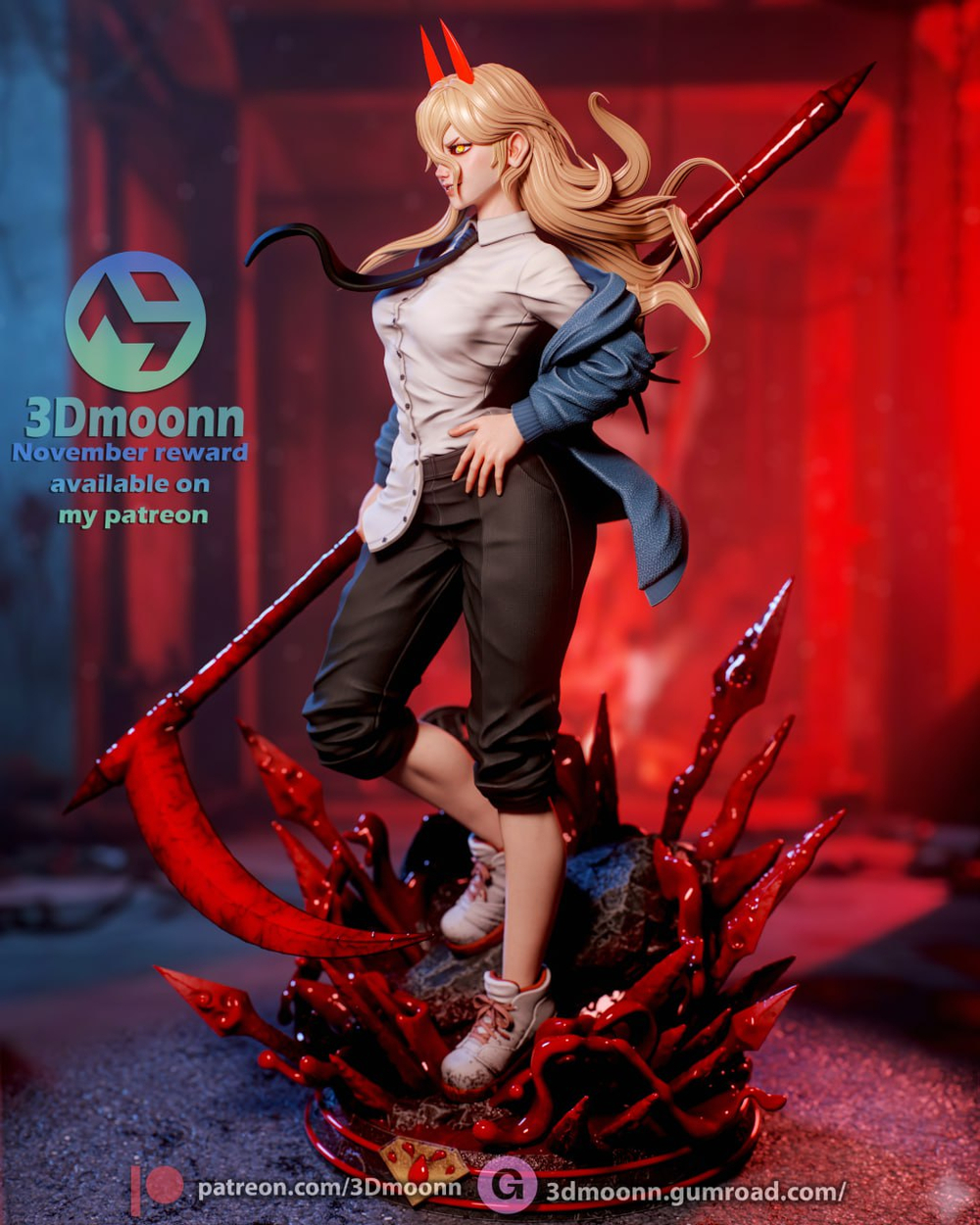 Пауэр Повер Человек-бензопила Фигурка