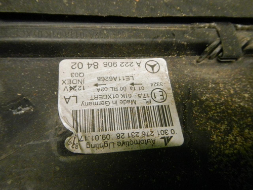 Фара левая Mercedes S w222 (2013-2017) LED