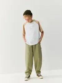 Брюки "Олива" из габардина 7+