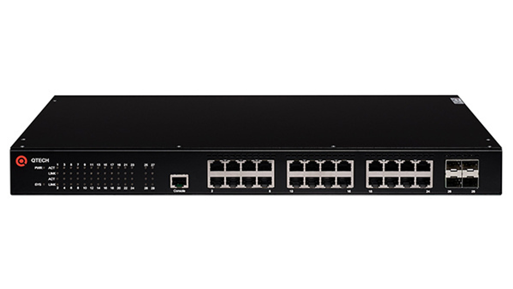 Коммутатор управляемый QTECH QSW-3310-28TX-AC-AC